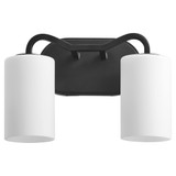 Rutherford 2 Light Bath Vanity 9 Inch Tall and 13.25 Inch Wide by Quorum - 5307-2