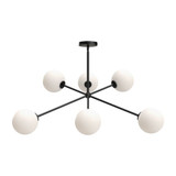 Cassia 6 Light Oversized Chandelier by Alora - CH549640