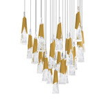 Kilt 198.5W 25 LED Light Large Pendant by Modern Forms - PD-44425S