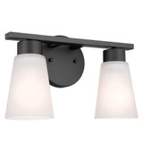 Stamos 2 Light Bath Vanity In Soft Modern Style 8 Inches Tall by Kichler - 55120
