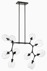 Nexpo 10 Light Oversized Chandelier by George Kovacs - P1360-619