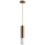 Opus 11.9 Watt 1 LED Mini Pendant with Glass by Oxygen - 3-654-G