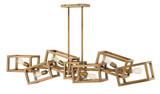 Ensemble 6 Light Oversized Linear Chandelier by Fredrick Ramond - FR42446