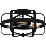 Manzel 3 Light 14 Inch Wide Flush Mount by Quoizel - QFL5592