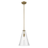 Everly 1 Light Steel Small Pendant by Kichler - 42199