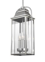 Wellsworth 3 Light Small Outdoor Pendant by Visual Comfort Studio - OL13209