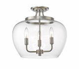 Joliet 3 Light 15.75 Inch Wide Flush Mount by Z-Lite - 473SF