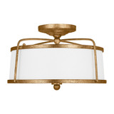 Stonington 2 Light 14 Inch Wide Semi Flush Mount by Visual Comfort Studio - CF1102