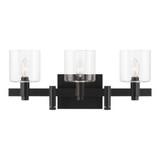 Decato 3 Light Bath Vanity 9 Inch Tall and 5.5 Inch Wide by Eurofase - 46812
