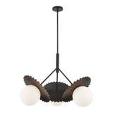 Plume 3 Light Large Chandelier by Alora - CH501334
