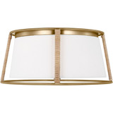 Cortes 2 Light 13.5 Inch Wide Flush Mount by Visual Comfort Studio - DJF1002