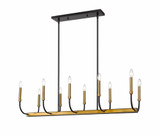 Haylie 10 Light Island/Billiard 14.5 Inch Wide by 134 Inch High by Z-Lite - 479-10L