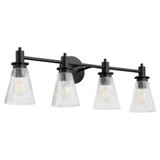 Lawton 4 Light Bath Vanity 9.75 Inch Tall and 31 Inch Wide by Quorum - 5803-4