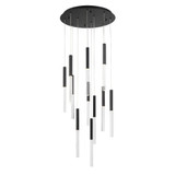 Benicio 27.5W 11 LED Chandelier 18 Inch Tall and 22 Inch Wide by Eurofase - 46477