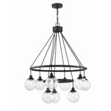 Que 9 Light Chandelier 38 Inch Tall and 31.25 Inch Wide by Craftmade - 53329