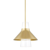Jessy 1 Light Medium Pendant 12 Inch Tall by Mitzi - H404701S