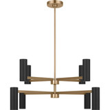 Zentro 8 Light Chandelier 36 Inch Wide by Generation - GLC2068
