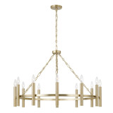 Winton 12 Light Chandelier 25 Inch Tall and 35 Inch Wide by Capital - 462001