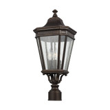 Cotswold Lane Three Light Outdoor Post Lantern 9.5 x 22.38 In by Generation - OL5427