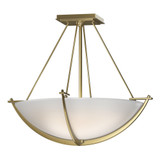 Compass 3 Light Small Semi Flush Mount by Hubbardton Forge - 124555HF