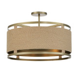Windward Passage 4 Light 20.5 Inch Wide Semi Flush Mount by Minka Lavery - 3869-695