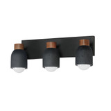 Pompeii 3 Light Bath Vanity 8.75 Inch Tall and 21 Inch Wide by Maxim - 10623