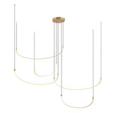 Talis 118W LED Pendant 11.75 Inch Tall and 90.25 Inch Wide by Kuzco - MP89590-UNV