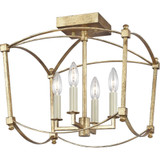 Sean Lavin 4 Light 14.38 Inch Semi Flush Mount by Visual Comfort Studio - SF350