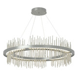 Gossamer 50W 1 LED Oversized Circular Pendant by Hubbardton Forge - 139656-standard