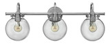 Congress 3 Light Vanity Light 29.5 Inch Wide by Hinkley - 50034