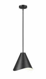 Aria 1 Light Pendant 11 Inch Tall and 12 Inch Wide By Z-Lite - 1952P12