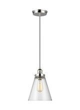 Baskin 1 Light Small Cone Pendant by Visual Comfort Studio - P1347
