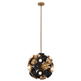 Damask 15 Light 18 Inch Wide Convertible Semi Flush Mount by Kalco - 520355