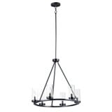 Sentinel 6 Light Medium Chandelier by Maxim - 25255