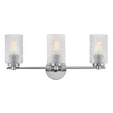 Mabel 36W 3 LED Medium Bath Vanity 10 Inch Tall and 24.5 Inch Wide by Lark - 85573