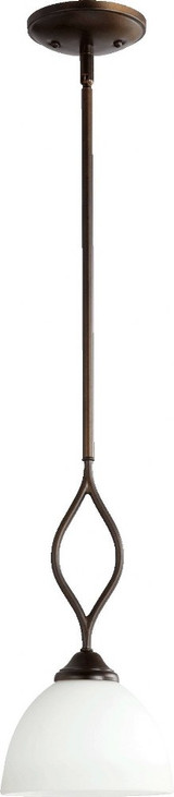 Brooks 1 Light Small Pendant by Quorum - 3050