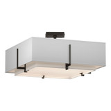 Exos 4 Light 20.6 Inch Wide Metal Semi Flush Mount by Hubbardton Forge - 126510HF