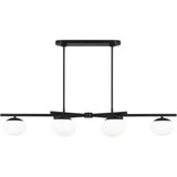 Lune 4 Light Oversized Linear Chandelier by Visual Comfort Studio - EC1264