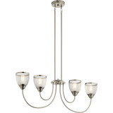 Voclain 4 Up Light Linear Chandelier by Kichler - 52273