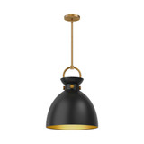 Waldo 1 Light Medium Pendant 17.13 Inch Tall by Alora - PD411314