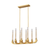 Flute 8 Light Medium Pendant by Alora - LP316008