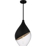Drover 1 Light Pendant 20.25 Inch Tall and 12 Inch Wide by Quoizel - QMP6797
