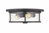 Savannah 3 Light 15.75 Inch Wide Flush Mount by Z-Lite - 462F16-BN6F