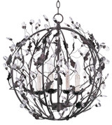 Elegante 4 Light Large Pendant by Maxim - 2854