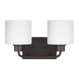 Canfield 2 Light Vanity Light by Generation - 4428802