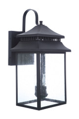 Crossbend 3 Light Outdoor Wall Lantern by Craftmade - ZA3134