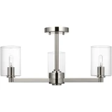 Fullton 3 Light Semi Flush Mount 20 Inch Wide by Visual Comfort Studio - 7764203C