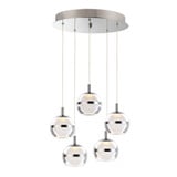 Swank 30W 5 LED Medium Pendant by ET2 - E24595