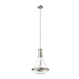 Marcel 1 Light Medium Pendant 19.5 Inch Tall by Alora - PD361014