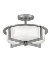Baxley 15W 3 LED 15.25 Inch Wide Semi Flush Mount by Hinkley - 42033